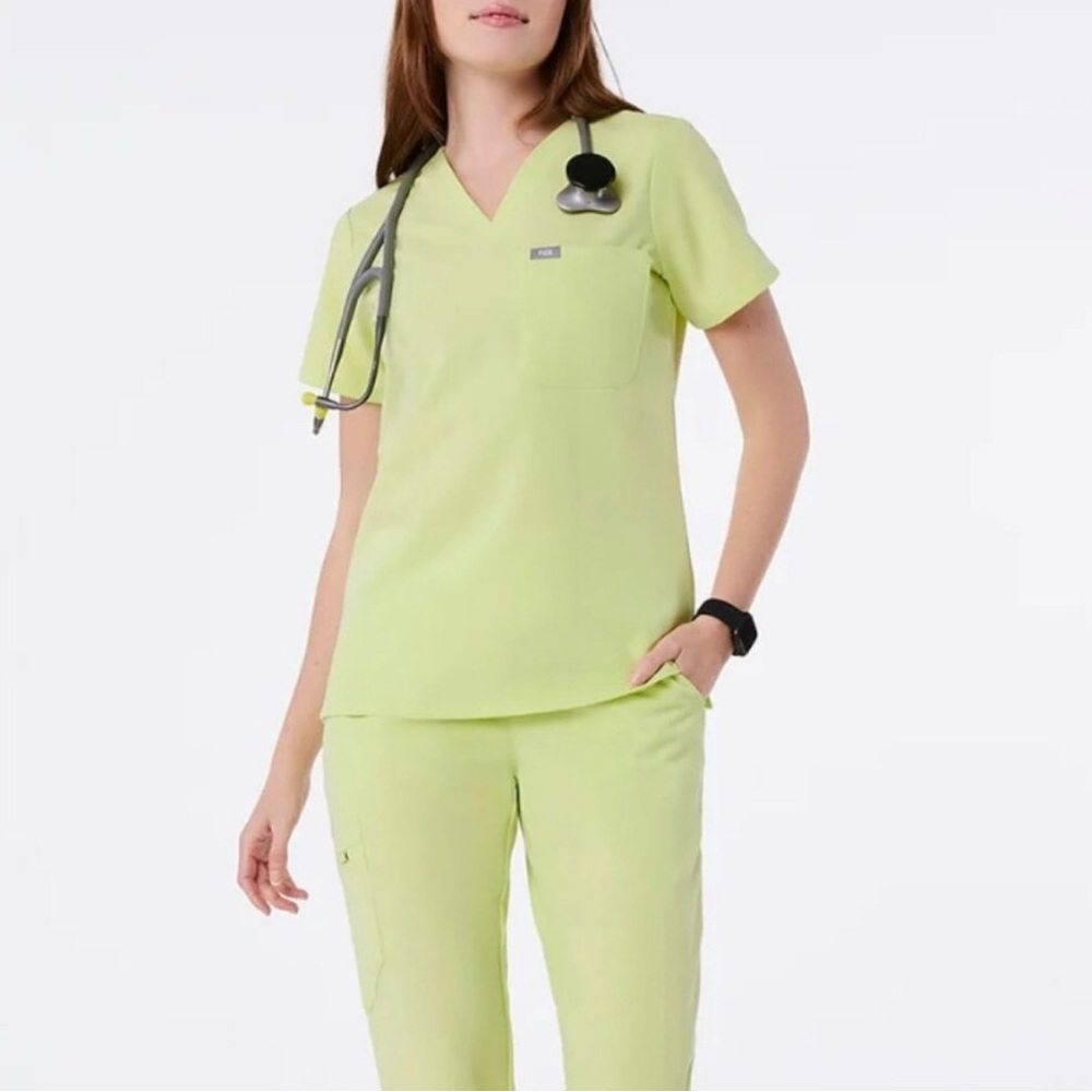 FIGS Sea Mist Scrub Top Size S – Limited Edition / Discontinued